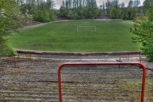 Cathkin Park's remains from the East terracing. The main stand has long since been removed. (Source: John McKnight)