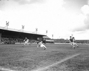 Third Lanark vs Hibs at Cathkin Park, 1964 (Source: James H - Urban Glasgow)