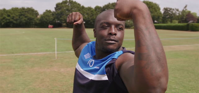 Watch The BEAST, Ade Akinfenwa, Do The Whip For Your Votes
